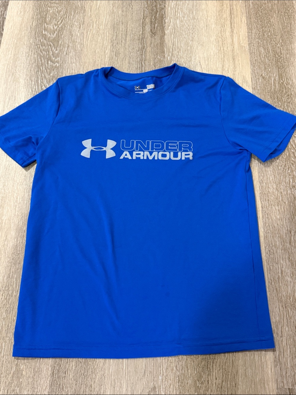 Under Armour Youth Royal Blue Logo Short Sleeve Tee